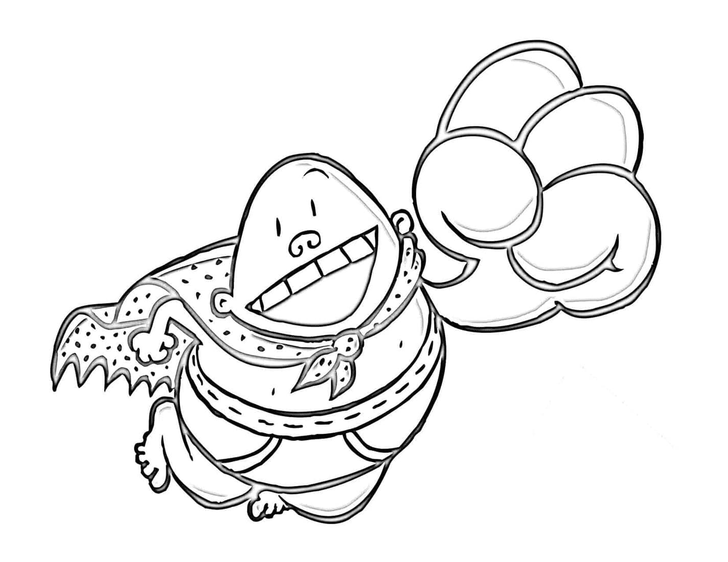 Free printable Captain Underpants coloring page #209743 from Cartoon Characters collection
