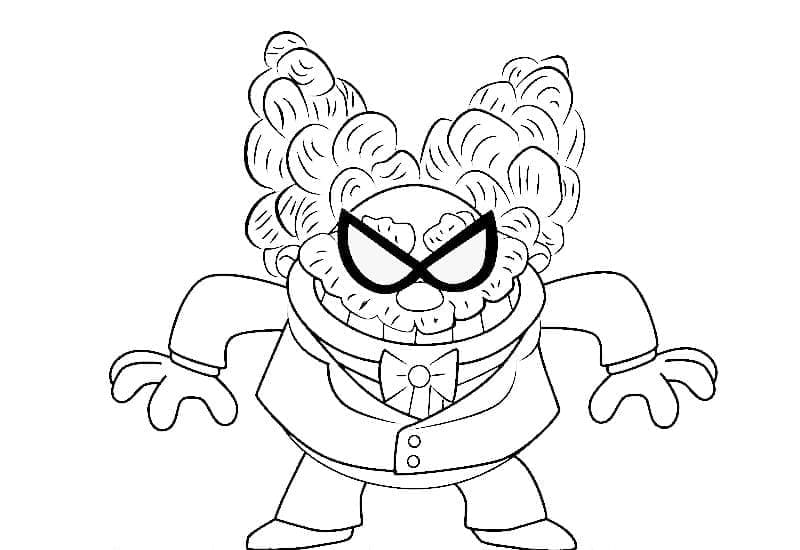 Free printable Captain Underpants coloring page #209747 from Cartoon Characters collection