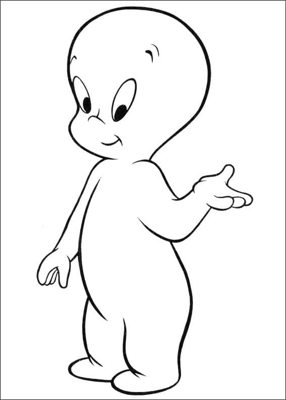 Free printable Casper coloring page #203182 from Cartoon Characters collection Free printable Casper coloring page #203182 from Cartoon Characters collection