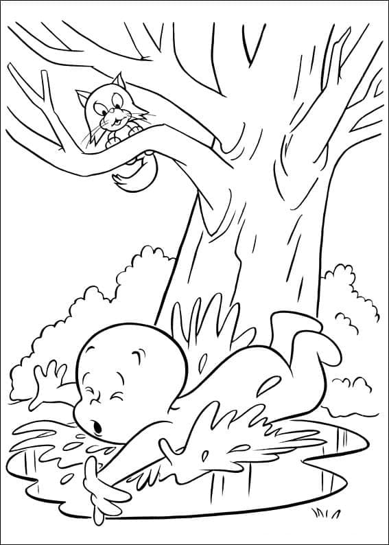Free printable Casper coloring page #203183 from Cartoon Characters collection Free printable Casper coloring page #203183 from Cartoon Characters collection