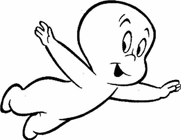 Free printable Casper coloring page #36235 from Cartoon Characters collection