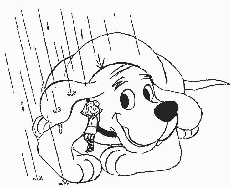 Free printable Clifford coloring page #197907 from Cartoon Characters collection
