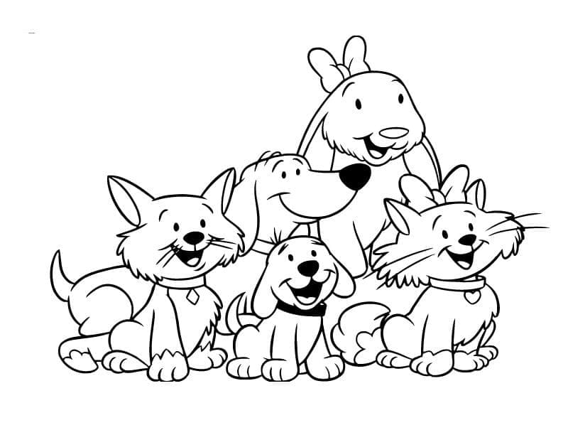 Free printable Clifford coloring page #197910 from Cartoon Characters collection