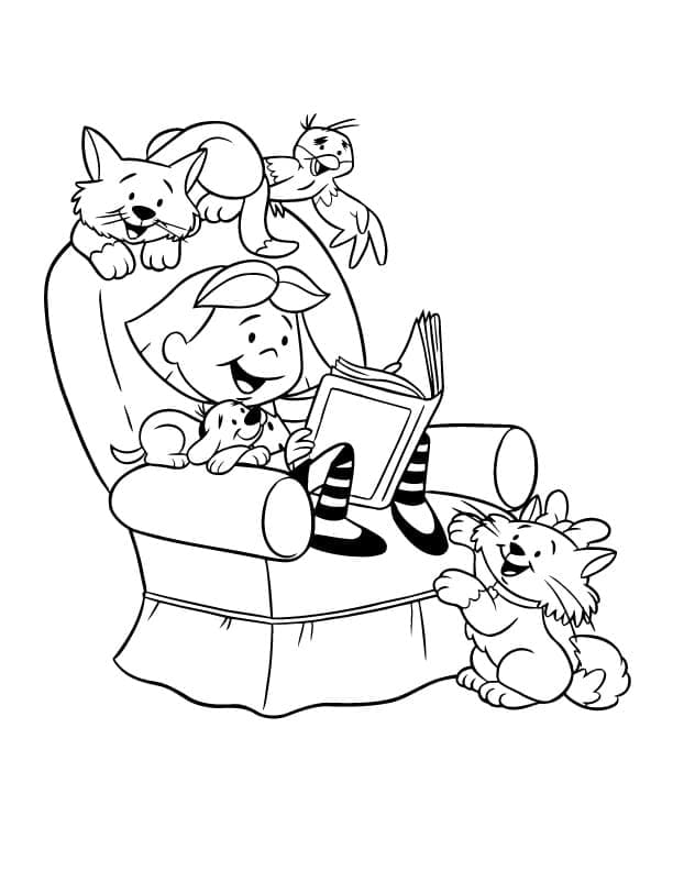 Free printable Clifford coloring page #197926 from Cartoon Characters collection