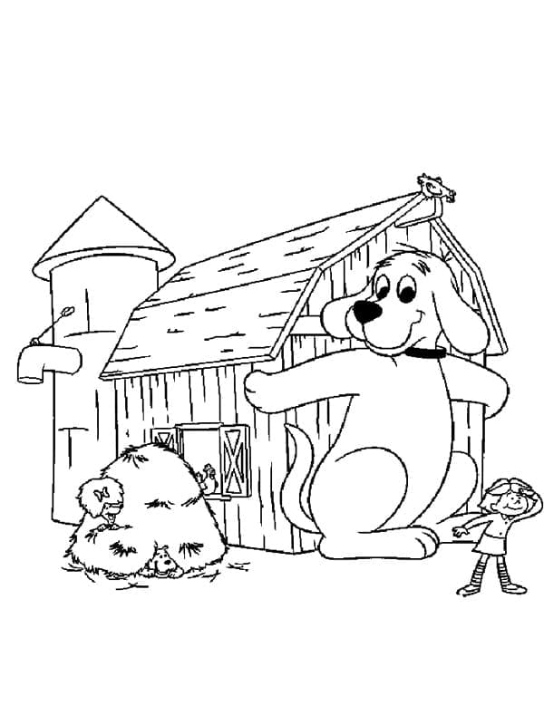Free printable Clifford coloring page #197927 from Cartoon Characters collection