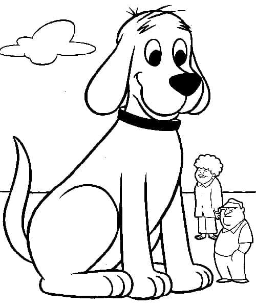 Free printable Clifford coloring page #197932 from Cartoon Characters collection Free printable Clifford coloring page #197932 from Cartoon Characters collection
