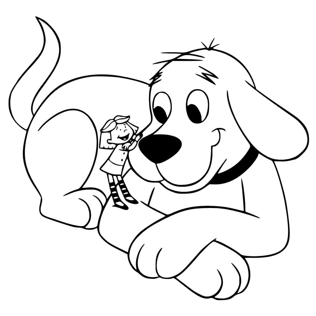 Free printable Clifford coloring page #197936 from Cartoon Characters collection