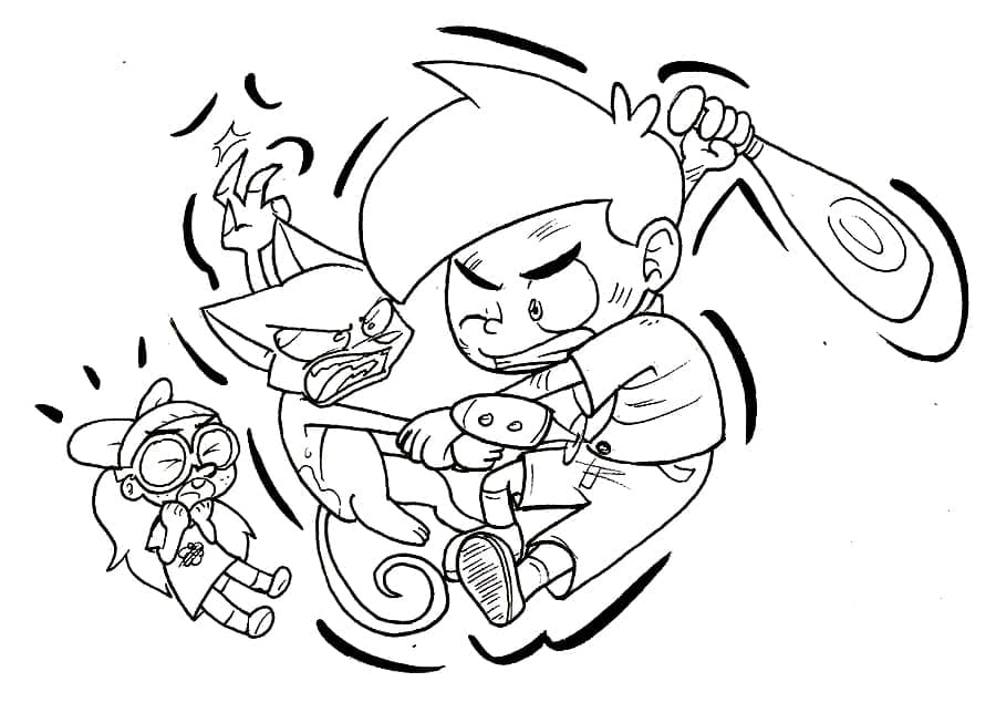 Free printable Coop Burtonburger coloring page #178563 from Cartoon Characters collection