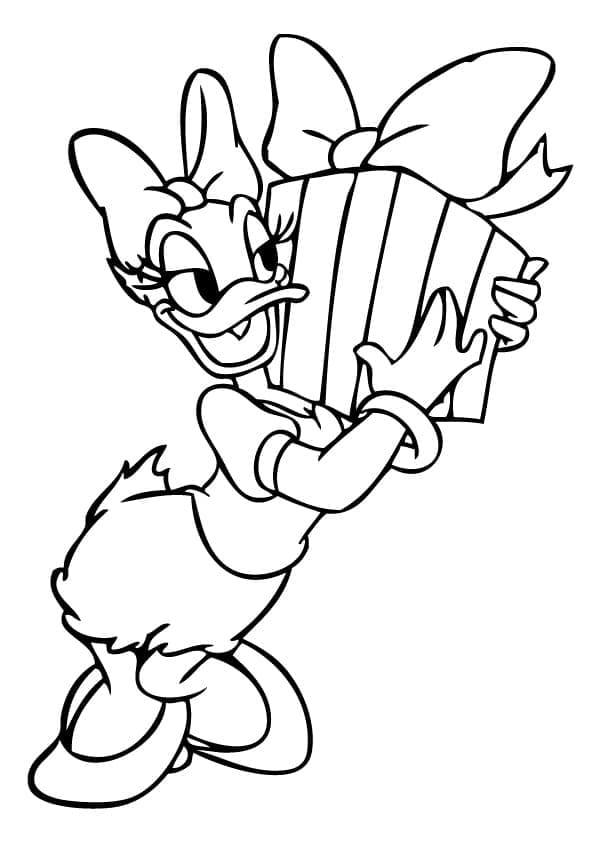 Free printable Daisy Duck coloring page #186337 from Cartoon Characters collection