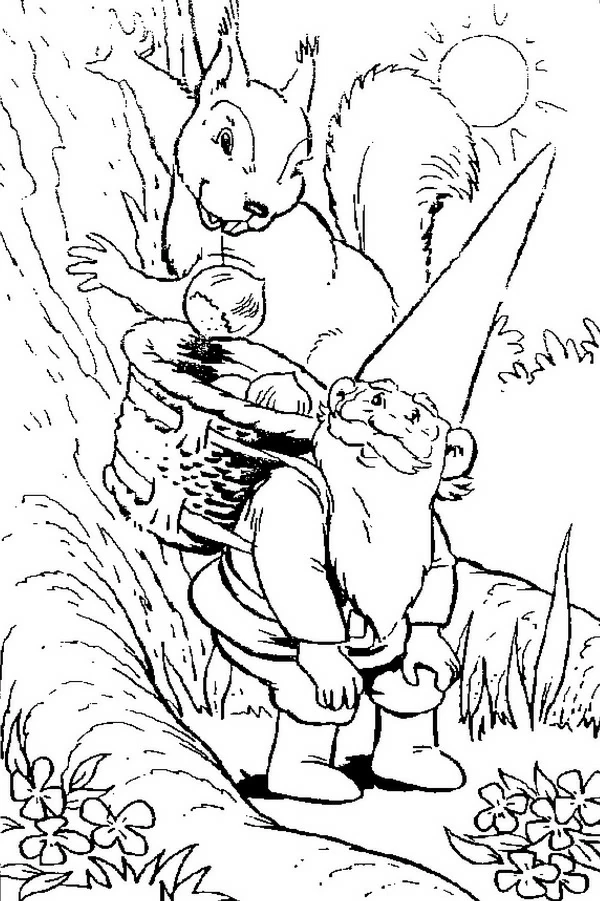 Free printable David, the Gnome coloring page #51257 from Cartoon Characters collection