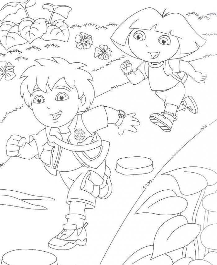 Free printable Diego coloring page #197993 from Cartoon Characters collection Free printable Diego coloring page #197993 from Cartoon Characters collection