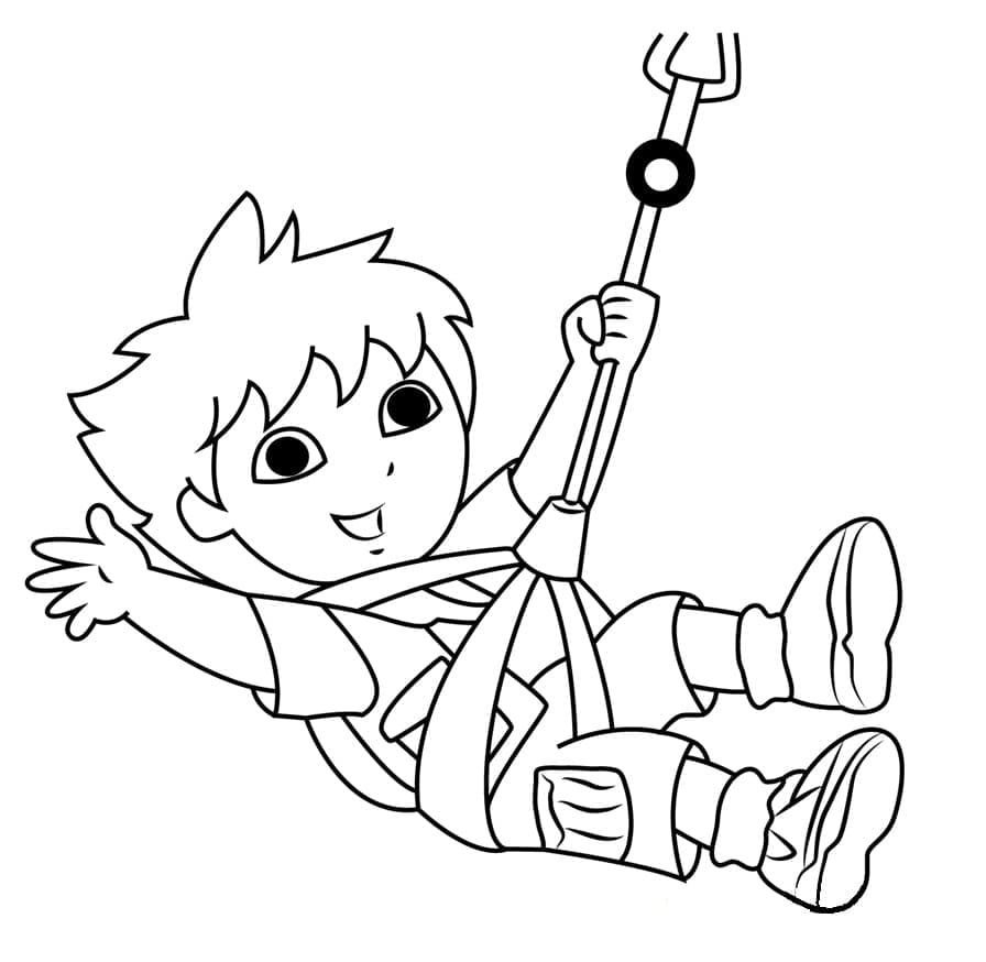 Free printable Diego coloring page #198002 from Cartoon Characters collection Free printable Diego coloring page #198002 from Cartoon Characters collection