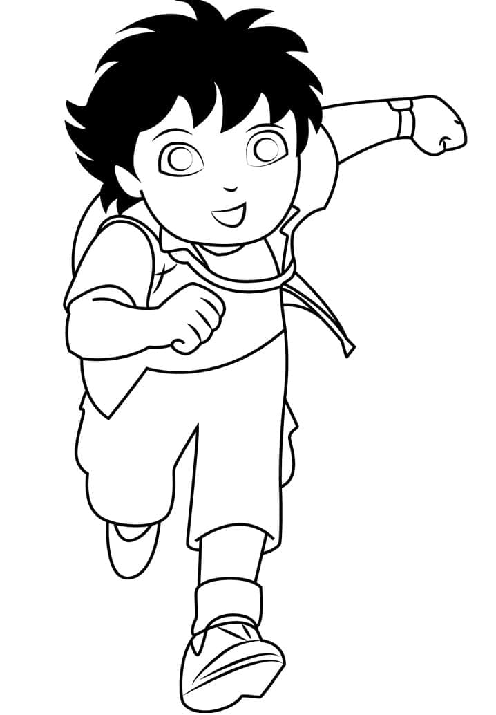 Free printable Diego coloring page #198003 from Cartoon Characters collection