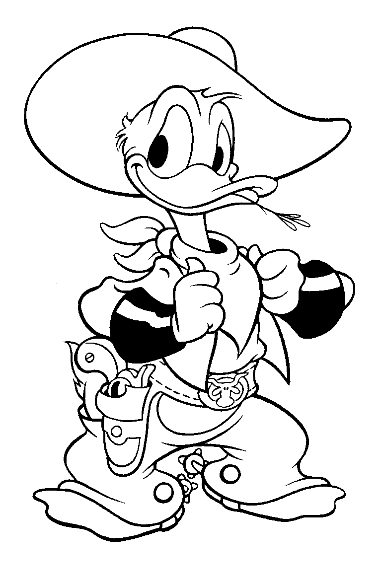 Free printable Donald Duck coloring page #30114 from Cartoon Characters collection