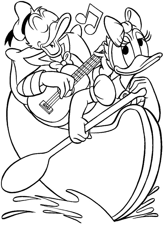 Free printable Donald Duck coloring page #30179 from Cartoon Characters collection