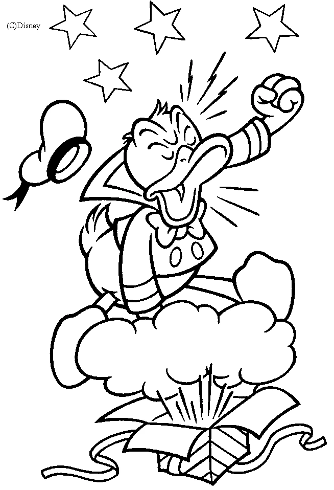 Free printable Donald Duck coloring page #30275 from Cartoon Characters collection