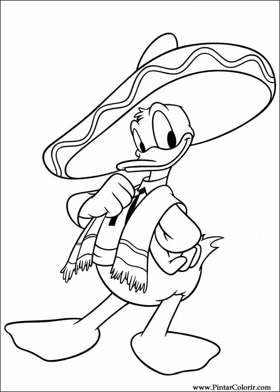Free printable Donald Duck coloring page #30324 from Cartoon Characters collection Free printable Donald Duck coloring page #30324 from Cartoon Characters collection