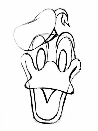 Free printable Donald Duck coloring page #30399 from Cartoon Characters collection