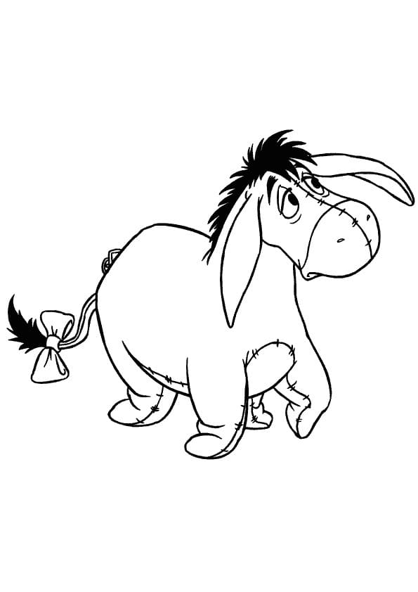 Free printable Eeyore coloring page #184985 from Cartoon Characters collection Free printable Eeyore coloring page #184985 from Cartoon Characters collection