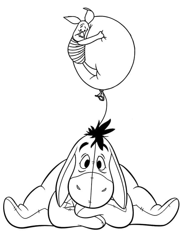 Free printable Eeyore coloring page #184989 from Cartoon Characters collection Free printable Eeyore coloring page #184989 from Cartoon Characters collection