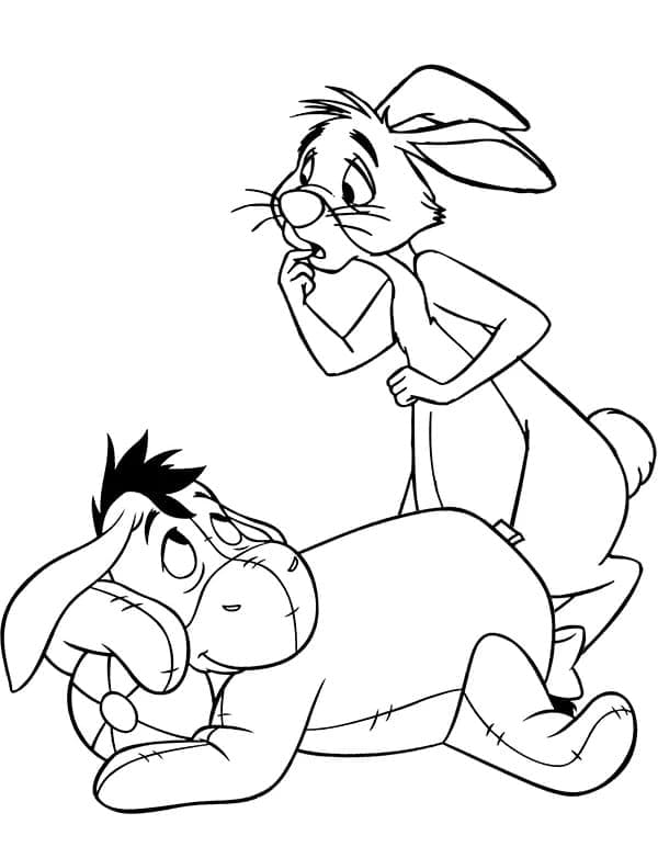 Free printable Eeyore coloring page #184990 from Cartoon Characters collection