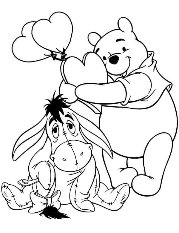 Free printable Eeyore coloring page #184994 from Cartoon Characters collection