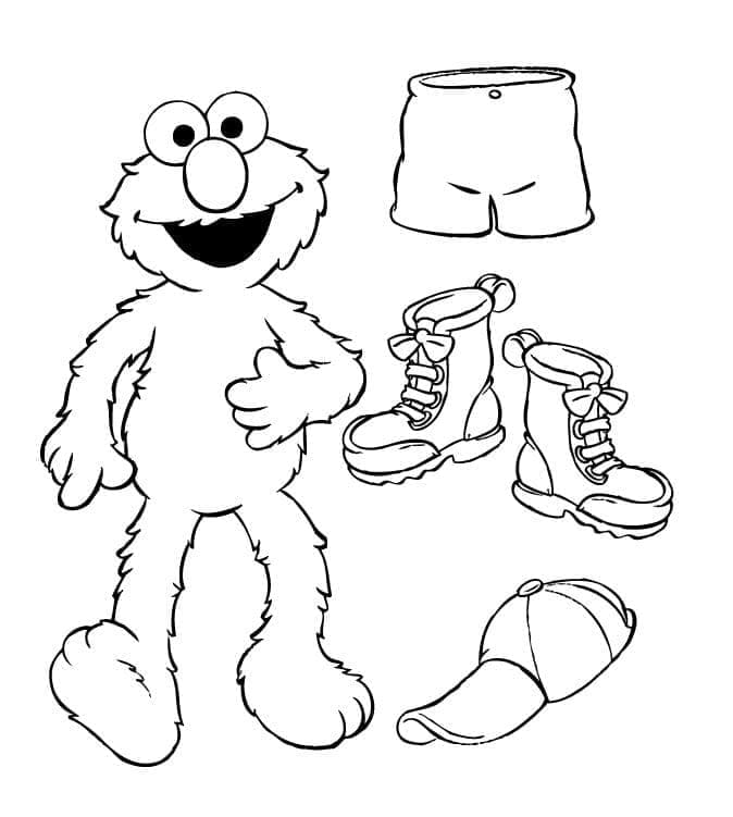 Free printable Elmo coloring page #203536 from Cartoon Characters collection Free printable Elmo coloring page #203536 from Cartoon Characters collection