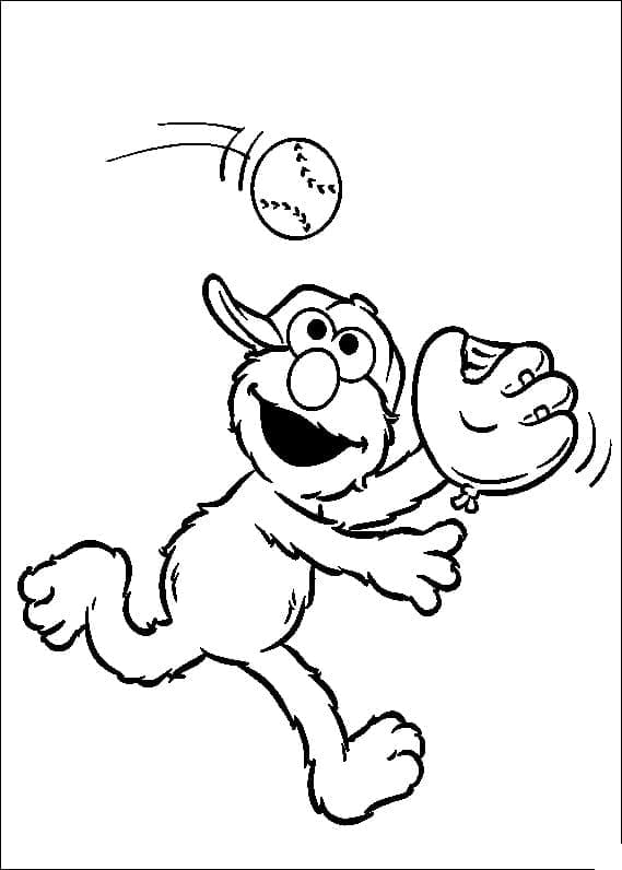 Free printable Elmo coloring page #203555 from Cartoon Characters collection