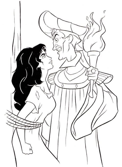 Free printable Esmeralda coloring page #182293 from Cartoon Characters collection