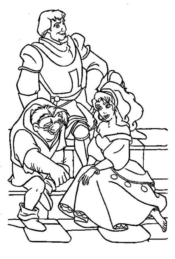Free printable Esmeralda coloring page #182304 from Cartoon Characters collection