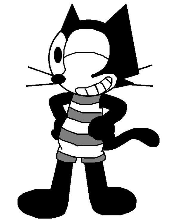 Free printable Felix the Cat coloring page #47875 from Cartoon Characters collection