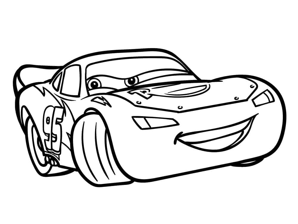 Free printable Flash McQueen coloring page #183652 from Cartoon Characters collection