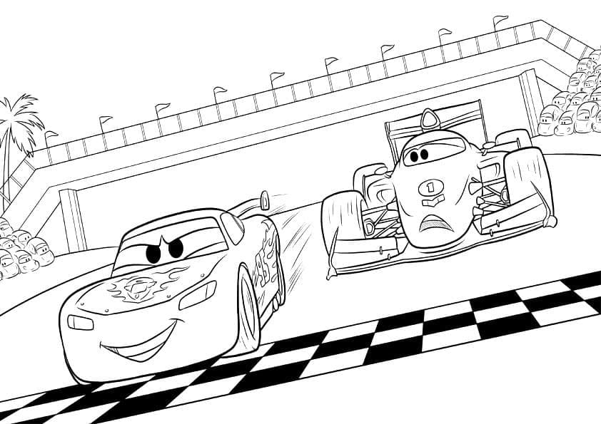Free printable Flash McQueen coloring page #183657 from Cartoon Characters collection