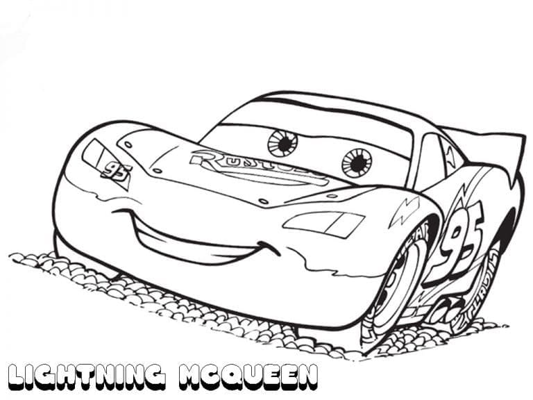 Free printable Flash McQueen coloring page #183663 from Cartoon Characters collection