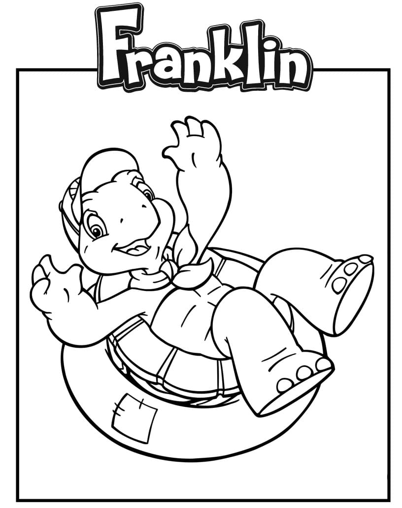 Free printable Franklin coloring page #189049 from Cartoon Characters collection