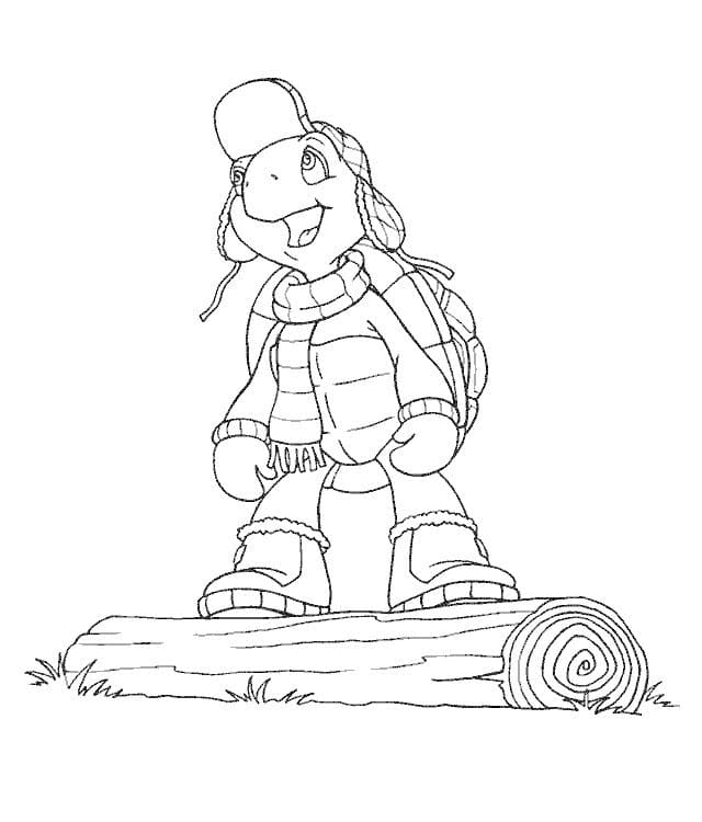 Free printable Franklin coloring page #189051 from Cartoon Characters collection Free printable Franklin coloring page #189051 from Cartoon Characters collection