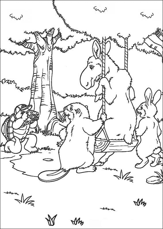 Free printable Franklin coloring page #189056 from Cartoon Characters collection