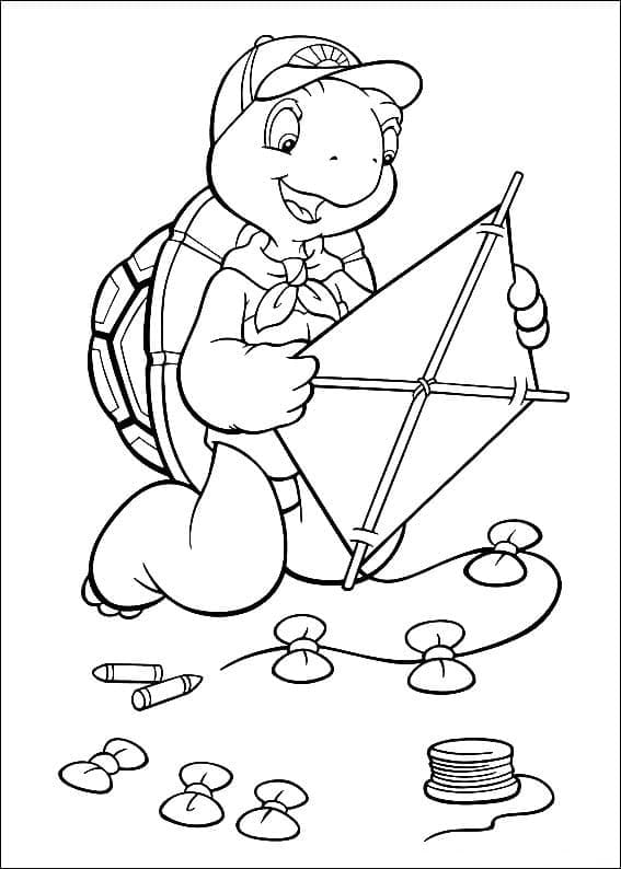 Free printable Franklin coloring page #189080 from Cartoon Characters collection