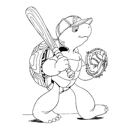 Free printable Franklin coloring page #189086 from Cartoon Characters collection