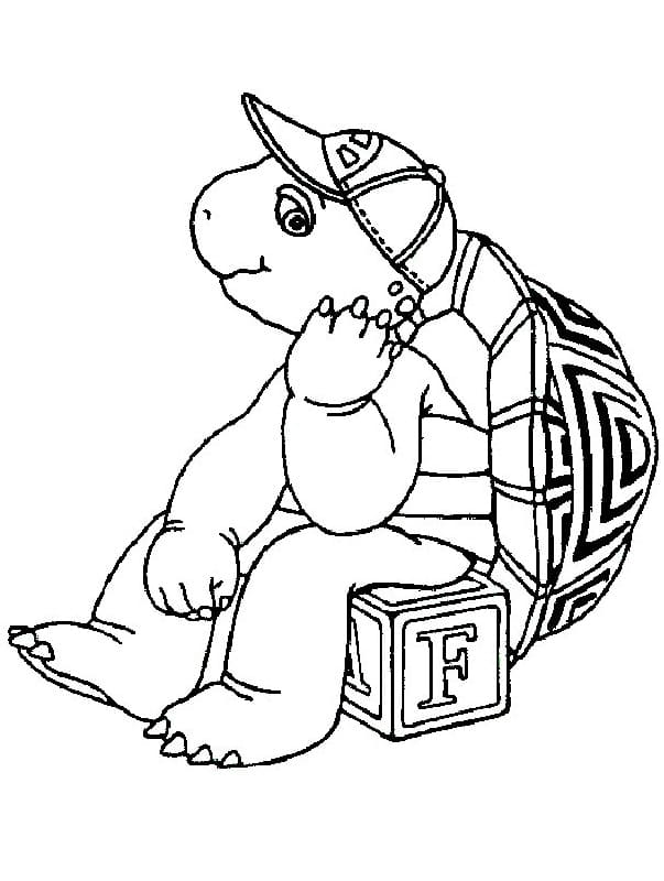 Free printable Franklin coloring page #189092 from Cartoon Characters collection