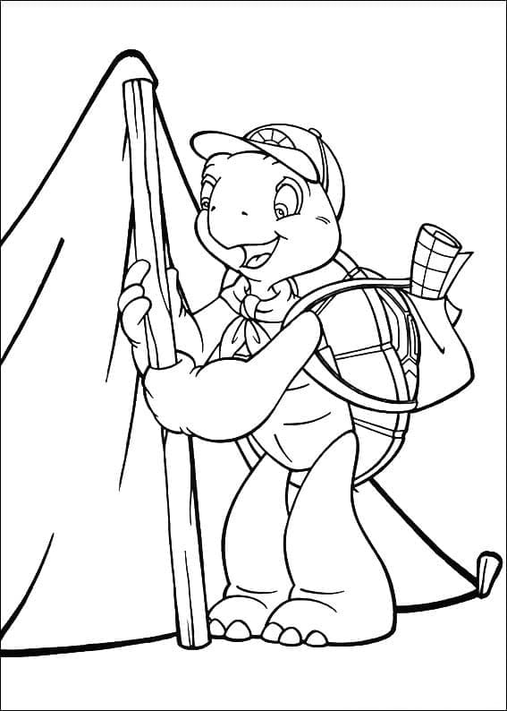 Free printable Franklin coloring page #189099 from Cartoon Characters collection Free printable Franklin coloring page #189099 from Cartoon Characters collection
