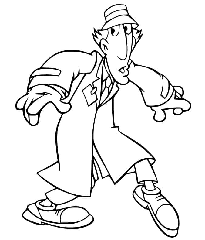 Free printable Gadget Inspector coloring page #203249 from Cartoon Characters collection