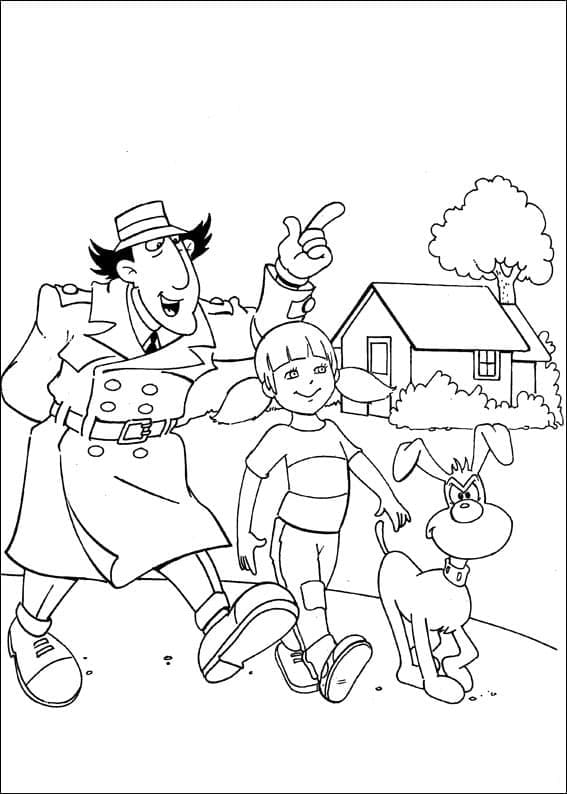 Free printable Gadget Inspector coloring page #203252 from Cartoon Characters collection Free printable Gadget Inspector coloring page #203252 from Cartoon Characters collection