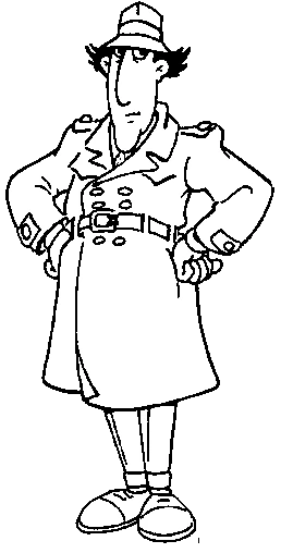 Free printable Gadget Inspector coloring page #38896 from Cartoon Characters collection