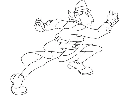 Free printable Gadget Inspector coloring page #38906 from Cartoon Characters collection