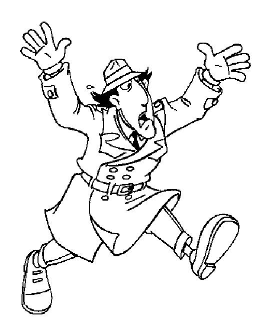 Free printable Gadget Inspector coloring page #38914 from Cartoon Characters collection