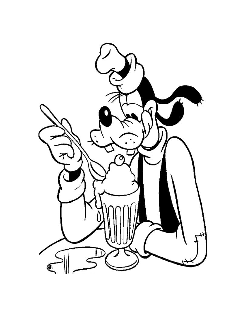 Free printable Goofy coloring page #196250 from Cartoon Characters collection Free printable Goofy coloring page #196250 from Cartoon Characters collection