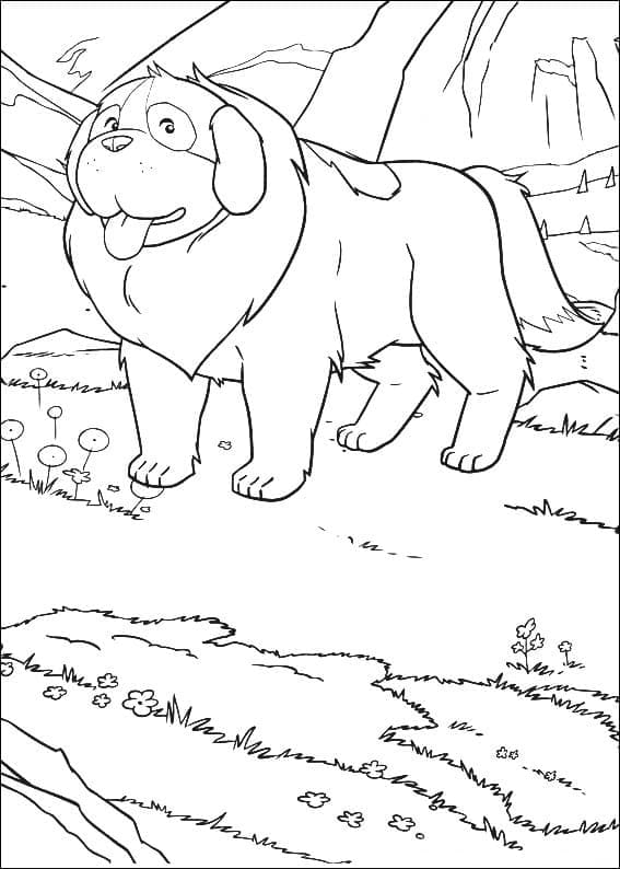 Free printable Heidi coloring page #186800 from Cartoon Characters collection