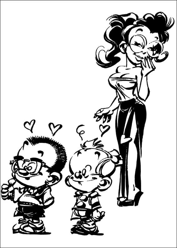 Free printable Little Spirou coloring page #182489 from Cartoon Characters collection