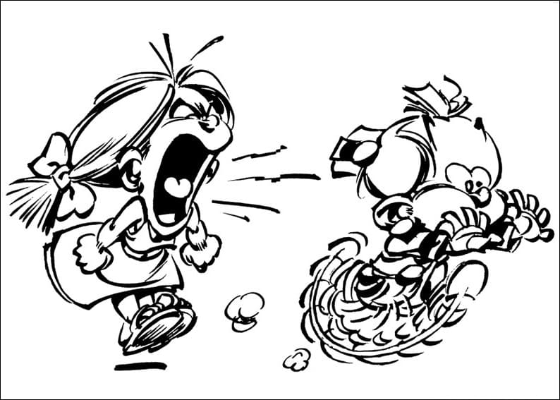 Free printable Little Spirou coloring page #182503 from Cartoon Characters collection